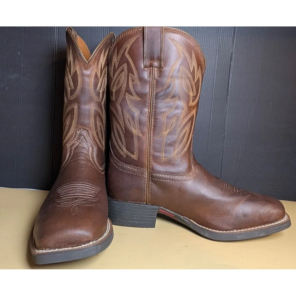 Justin Boots Men's Western Work Boots Rode Farm Cowboy SE7510 Size 10 EE